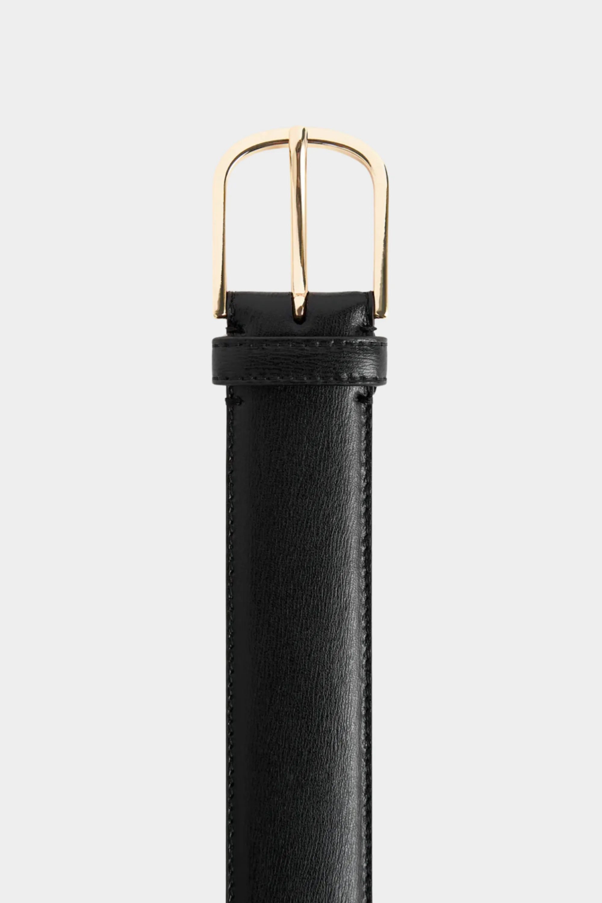 Wide Trouser Belt, Black