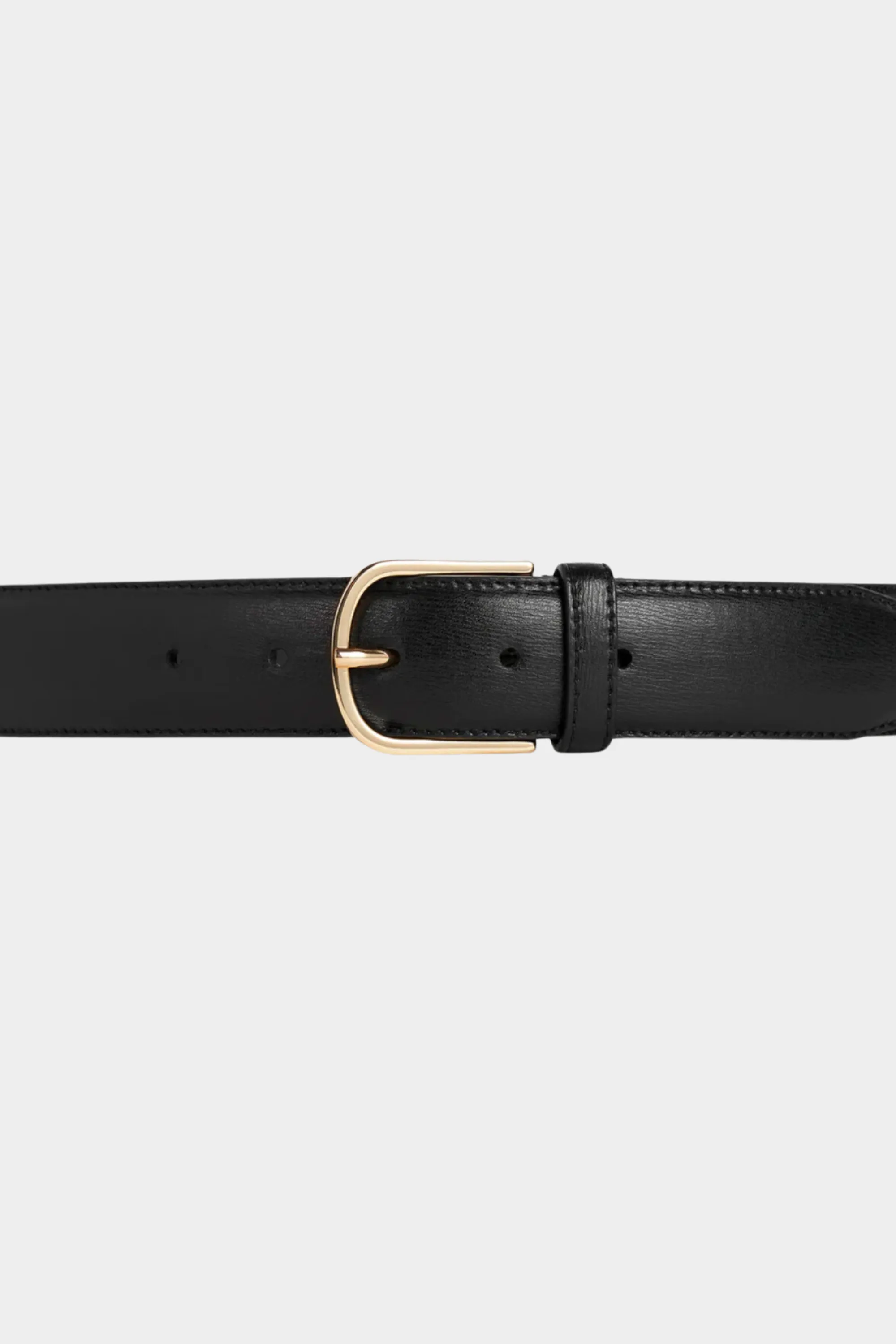 Wide Trouser Belt, Black