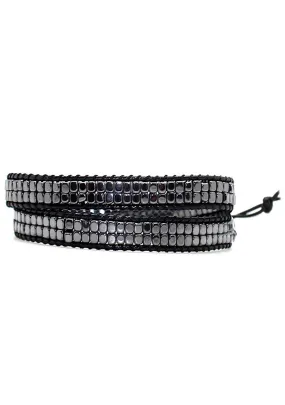 X Katie Soleil Vamp Double Wrap Beaded Bracelet