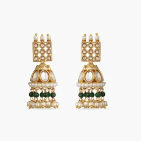 Yana Kundan Jhumka Earrings